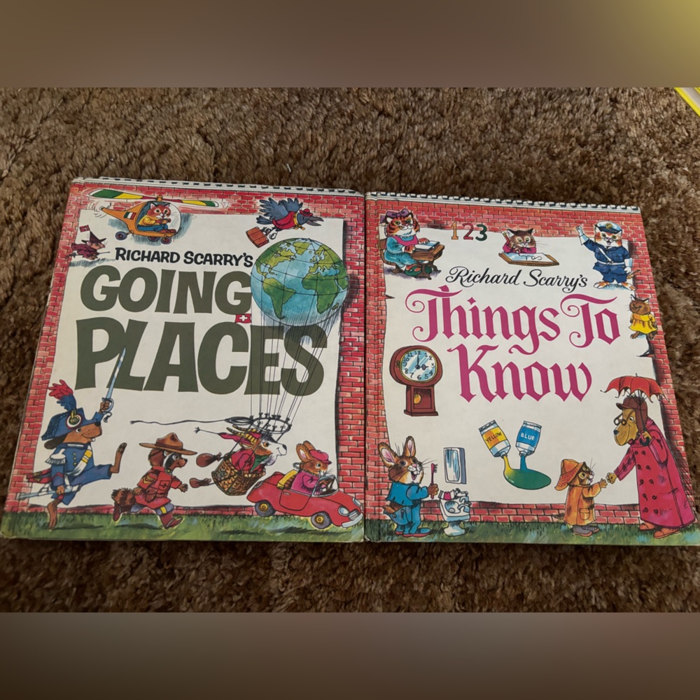 Richard Scarry's Children's Book Set (hard cover)